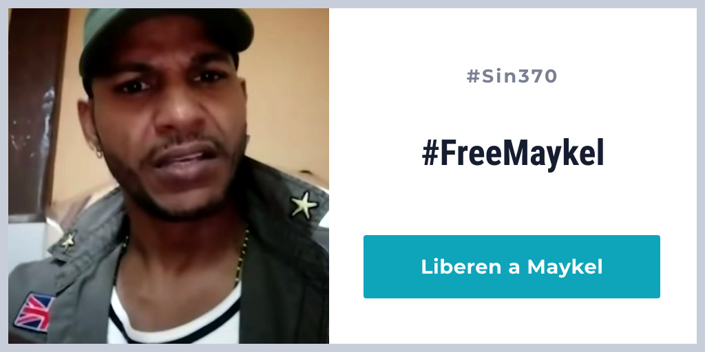 PuentealaVista's tweet photo. #FreeMaykel #Cuba #Sin370 #BastadeAbusos 
👉https://t.co/CThfqOzBiI https://t.co/2TvxfLBb8E