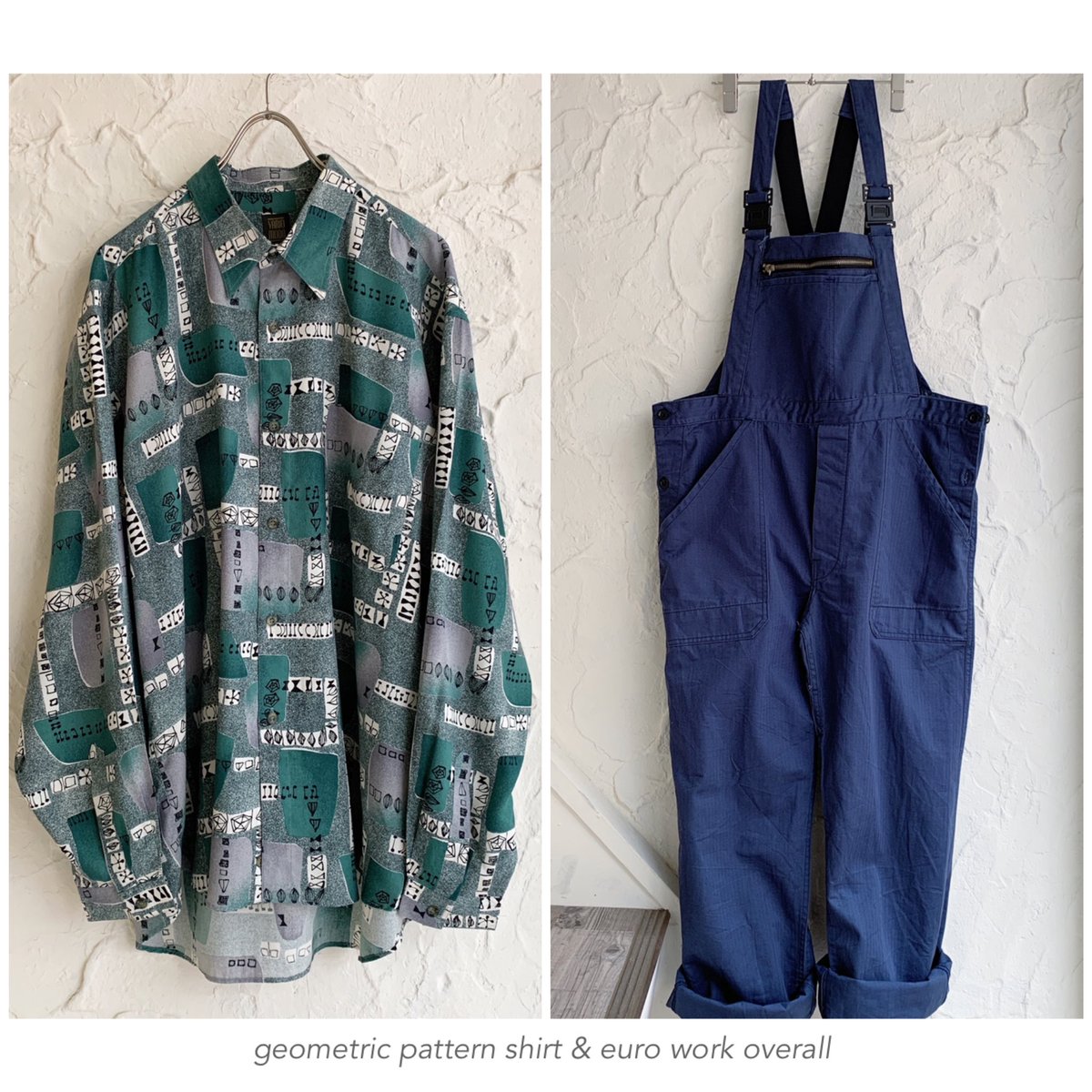 taffee_shop's tweet photo. #europe
#patternshirt
#eurowork
#overall
ネイビーカラーが可愛い
Euro work オーバーオールのインナーに
淡いグリーンカラーの可愛い
Euro総柄シャツを☺︎
#Taffee #宮崎 #古着 #宮崎古着屋 #四季通り #ootd #古着コーデ #古着女子 #ユニセックス #古着mix https://t.co/wi1lRGAvkk