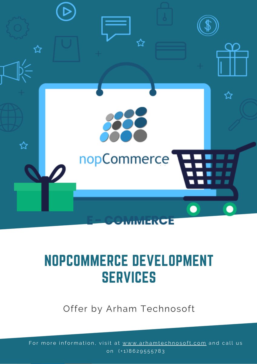 arhamwebtech's tweet image. Best #NopCommerceDevelopment Company. ArhamTechnosoft is a NopCommerce development company offering specialized and custom #ecommercesolutions for businesses ranging from startups to large enterprise. bit.ly/2JTGEtG