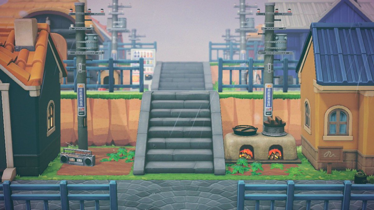 く る み 住宅街少しずつそれっぽくなってきました あつまれどうぶつの森 どうぶつの森