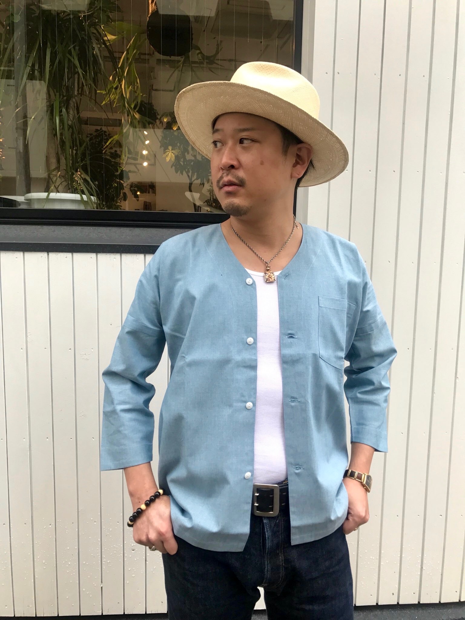 ドライボーンズ 名古屋店 в X: „---New Arrival--- 鯉口シャツ