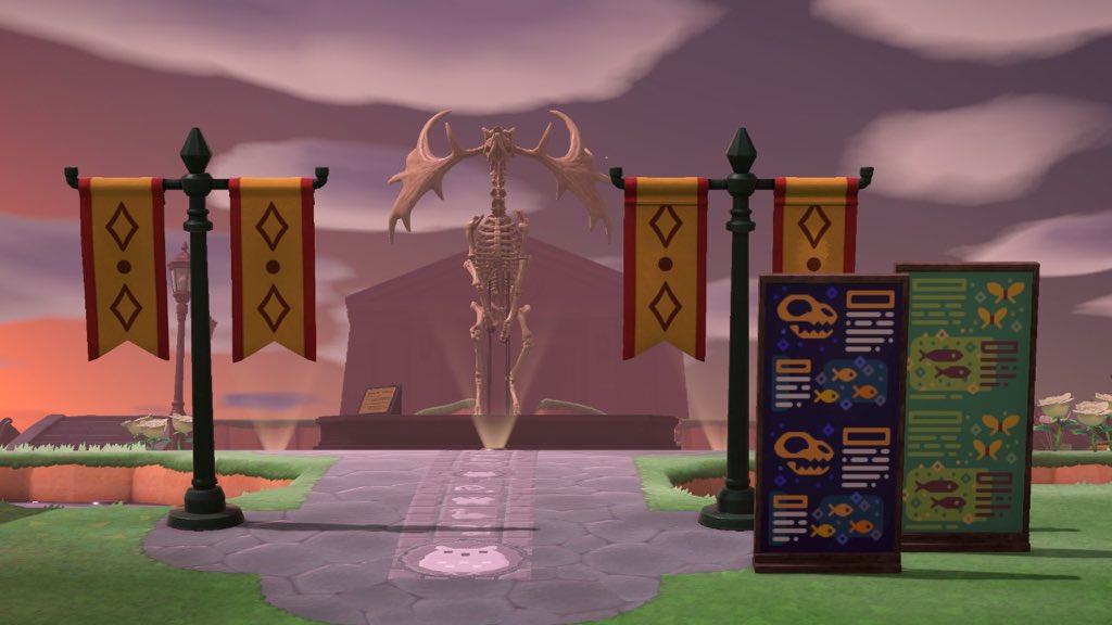 RileysCrossings's tweet photo. The Tideway Museum is now open!
🦖🐠🦋

Finished my renovated museum area tonight, and I couldn’t be happier! ✨

Video walkthrough and more picture below!! 😚

#AnimalCrossingNewHorizons #ACNH #Museum #ACNHDesigns https://t.co/AB05KaM1U7