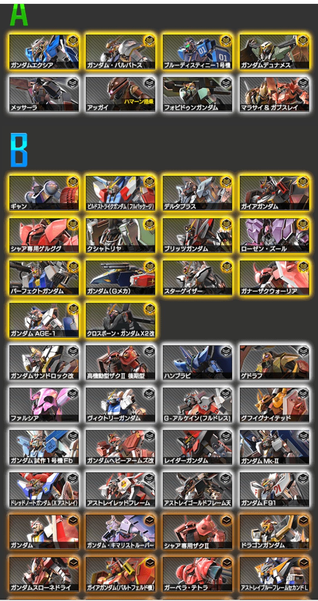 ドライはたまんネーナgnw Pa Twitter マキオンその４ アーケード版マキオンでのスローネドライのランクはこちら 家庭版だと新規機体でちょっと変わるかも W オンライン対戦で２対２の試合回数は増えましたが プラスコインが無く負けて100円の消費が激しく 今