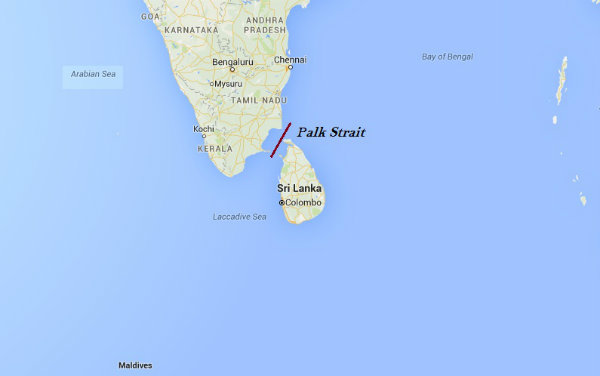 Где находится шри ланка океан. Пролив Шри Ланка.