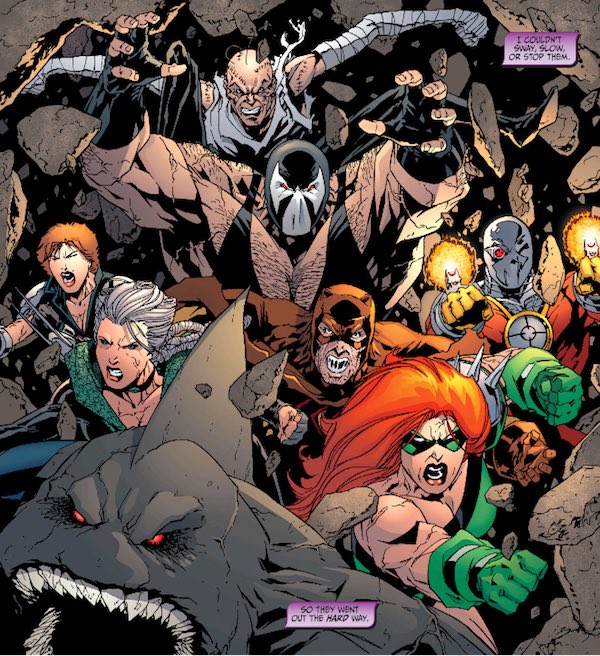 KDBryan's tweet photo. Since @GailSimone started this hashtag, it's only fair that I let her know that I can't read that issue where the Secret Six - this beautiful broken found family of a group - goes out on their own terms, failing while never, ever giving up, without crying. #ComicThatMadeMeCry https://t.co/uLDNv68o0F