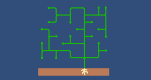 bradcode's tweet image. Definitely having fun tonight. I got the sprite selection based on neighbor direction to work on the first try! #LDJAM #gamedev