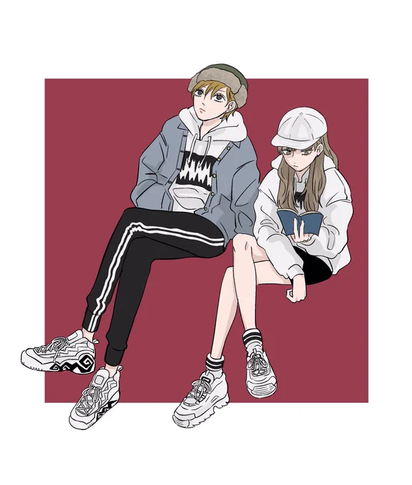 ぼんやり眺めてたコレ→ #絵描き繋がれ  がついにこんな辺境地まで回ってきて照れています。笑スニーカー以外の靴を知らんのか?な4選 