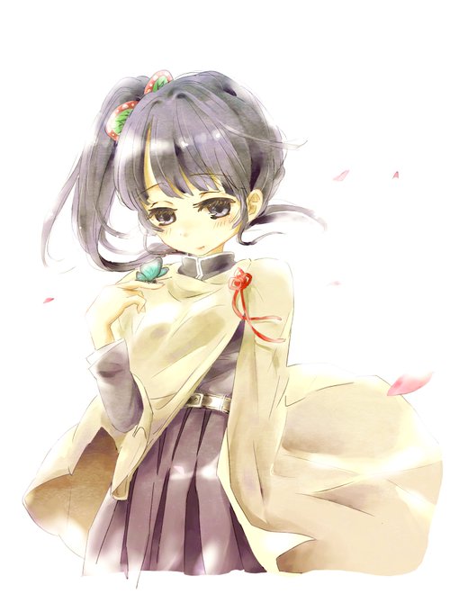 おかき@イラストさんがTwitterに投稿した栗花落カナヲ(鬼滅の刃)のイラスト。