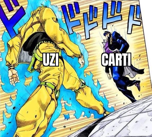extendos_bmw's tweet photo. uzi and cartinext time they see each other https://t.co/soDuzObk96