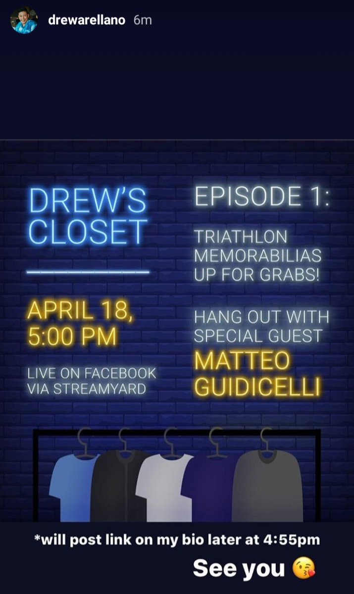 M_____F_____G's tweet photo. #DREWsCLOSET #DrewArellano #MatteoGuidicelli see you!!! https://t.co/TeHyqiDxrJ