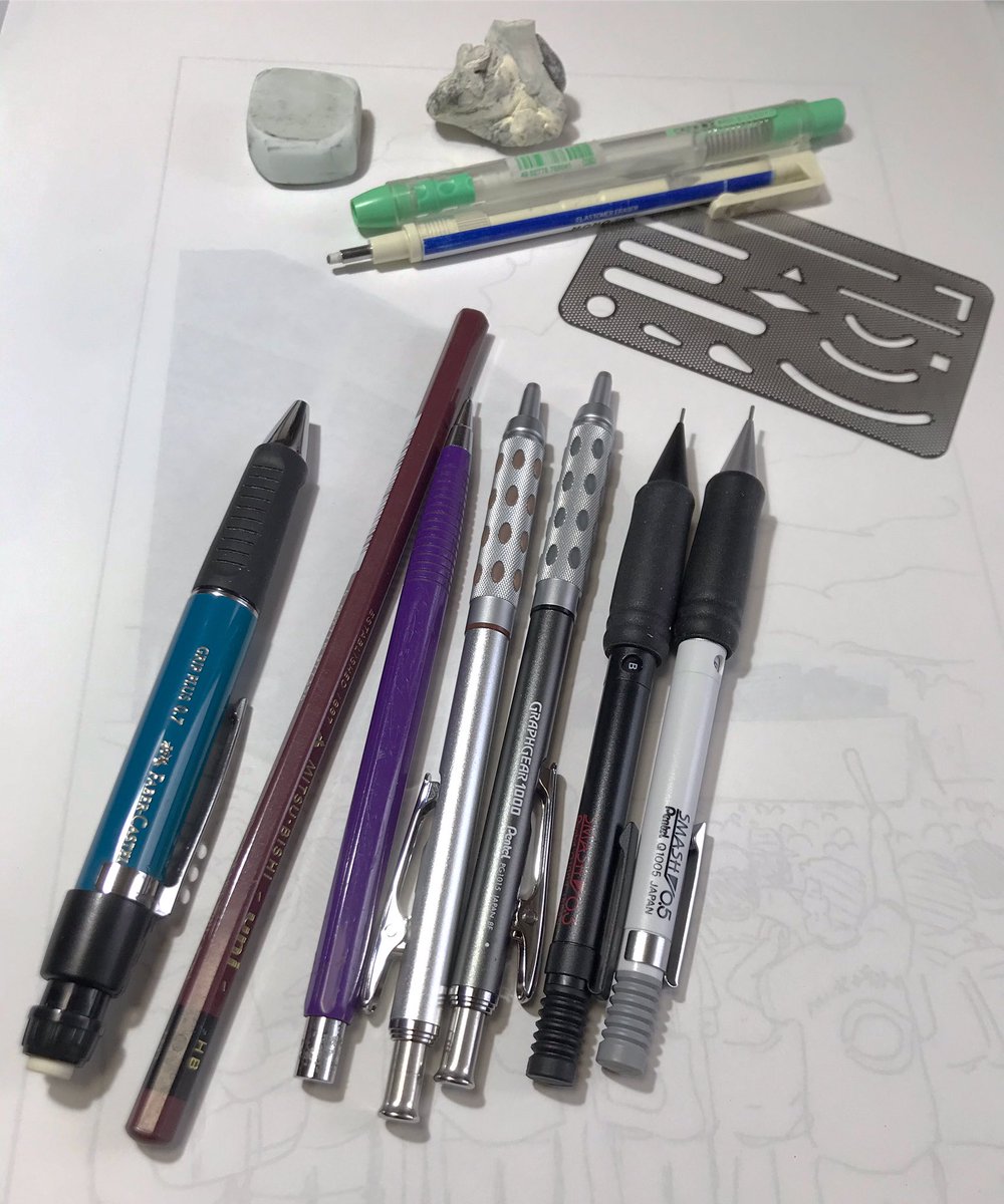 いとう良一 イラストレーター 消しゴムも普通のもの 練り消しゴム ペンタイプ等 右上のプレートは字消し板と呼ばれるもので 消したいところ以外は隠して 部分的に消せる 建築学科で設計図面を描く時の必須道具だったので知っていた逸品 いとう良一 イラストレーター 消しゴムも普通のもの 練り消しゴム ペンタイプ等 右上のプレートは字消し板と呼ばれるもので 消したいところ以外は隠して 部分的に消せる 建築学科で設計図面を描く時の必須道具だったので知っていた逸品