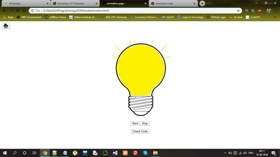 SoumoydipM's tweet photo. #MAKAUT
#MAR
#CODING_SOLUTION
#javascript
#2 Animation by java script & design by html https://t.co/RS46q2BYrJ