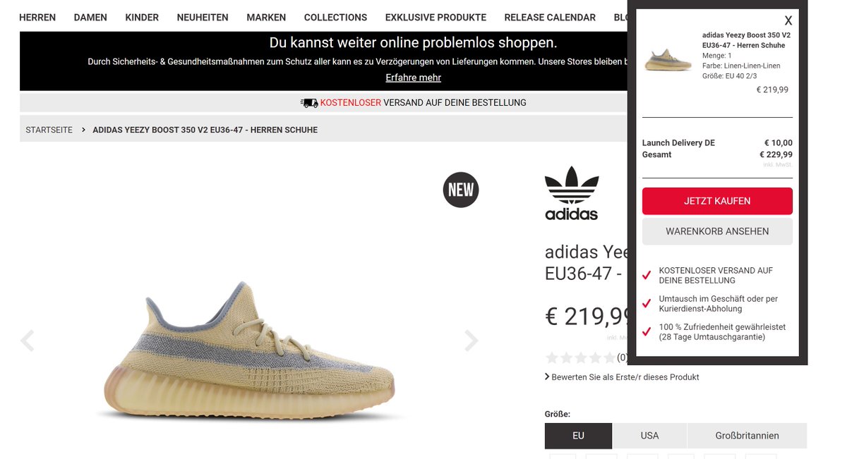 footlocker yeezy linen