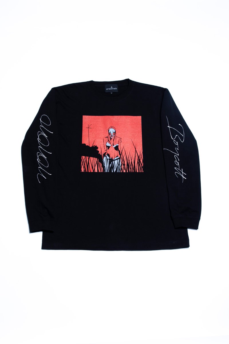 amazarashi BOYCOTT T-shirt /Black | amazarashi - ARTISTSTORE.JP