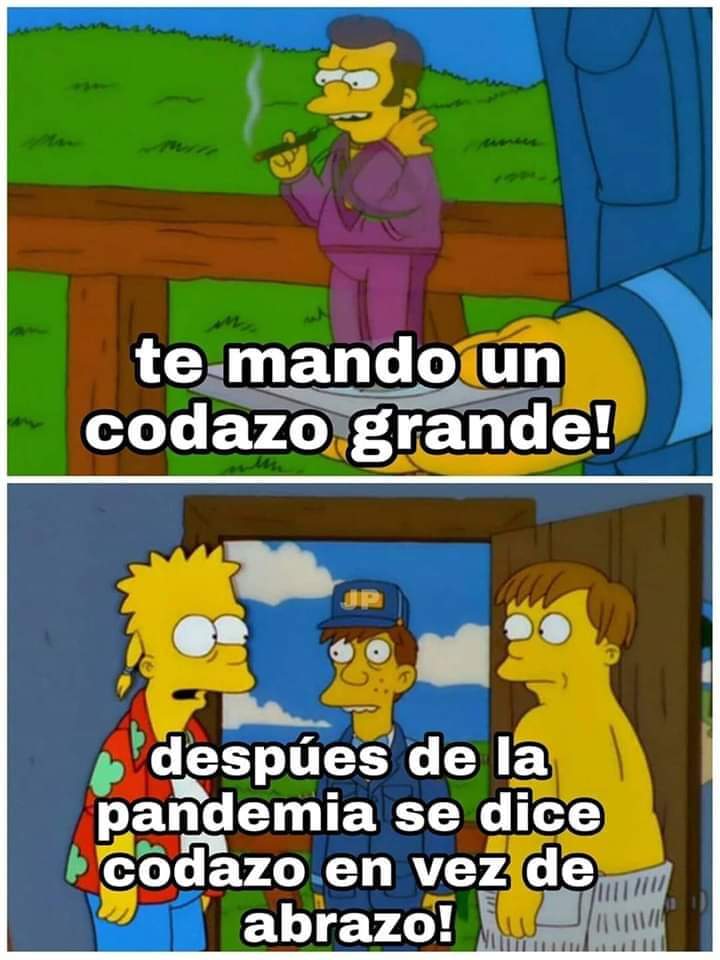 R.I.P a los abrazos 😷