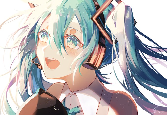 笑顔 厚塗りミク 