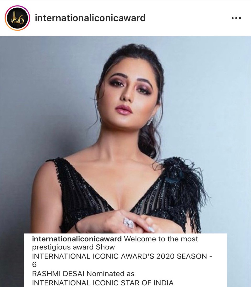 TheRashamiDesai's tweet photo. Thank you 🙏🏻❤️
#internationaliconicawards2020 
@internationaliconicaward
@iadityakhurana
@leder_warren
@asifa_haque https://t.co/IkzuieomWB