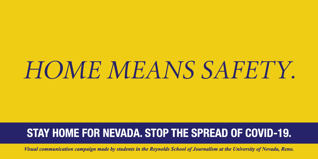 SageTippie's tweet photo. Home means Nevada, and now, home means safety. Stay educated about #COVID19 and remember to #StayHome. We can get through this together. #RSJ108 https://t.co/4AOUHFec5Y