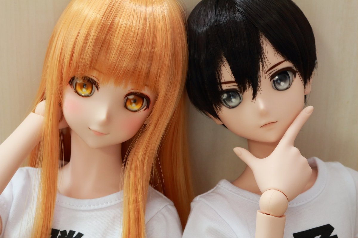 サトウ Ddアスナとddキリトのアイを交換しました ドルフィーアニメティックアイズ Uタイプ あんず色 しっこく色 22mm アイの比較画像はどちらも左がデフォルトアイです 前からデザインが似てるなーと思っていたけど並べると結構違う