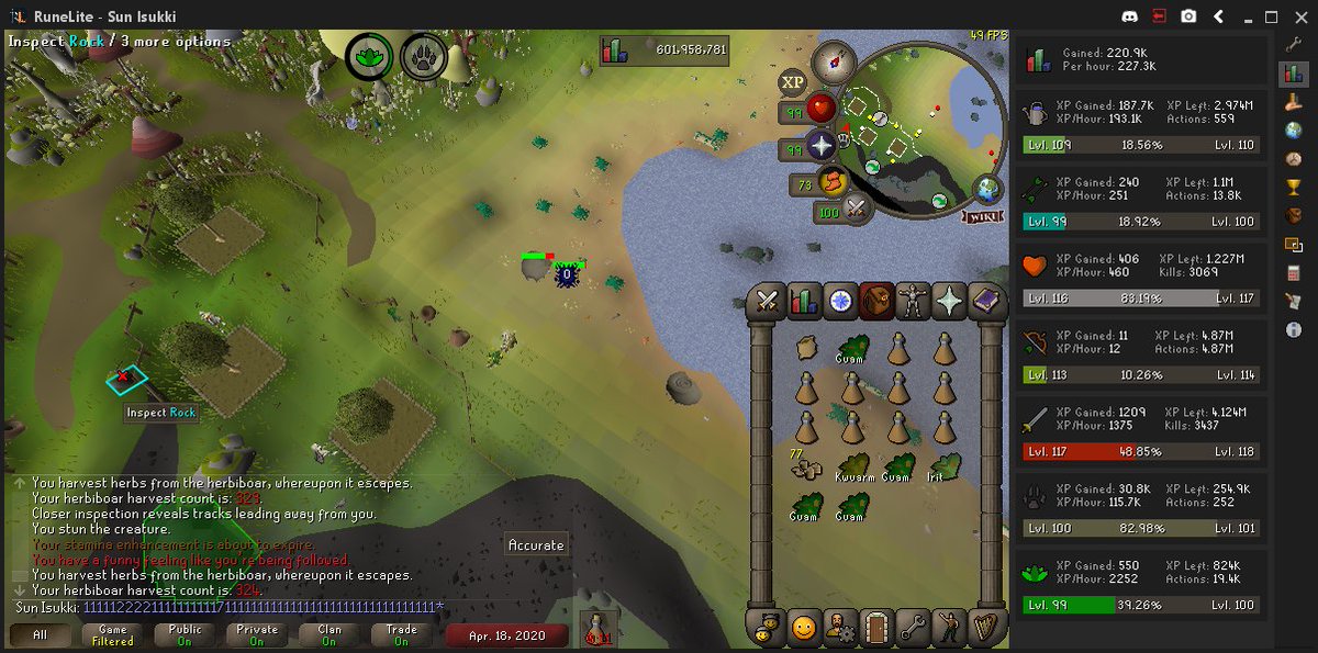 sun_isukki's tweet photo. Its finally over!!!! 16/45 #osrs  Second pet of the week 8) https://t.co/ZKbGH0iSht