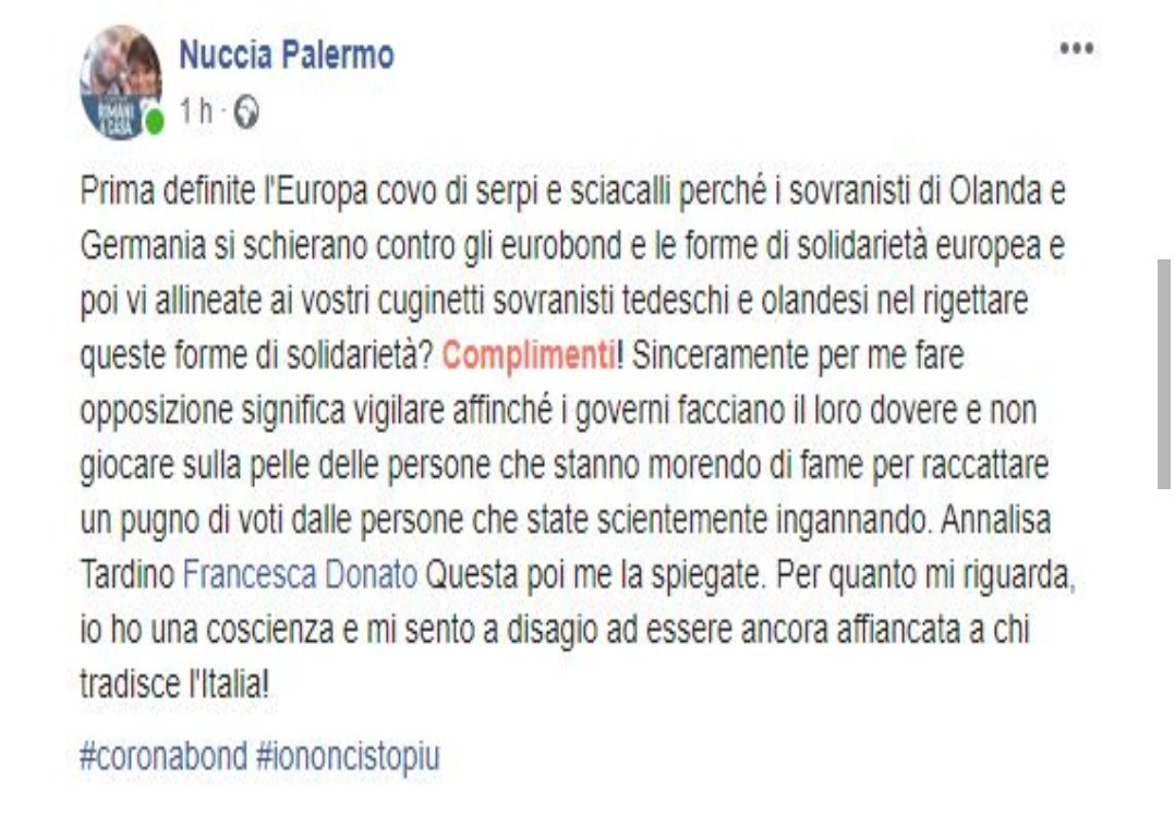 SiSignore's tweet image. Una leghista che scappa! Che goduria 🤩#coronabond #Covid_19 #18aprile