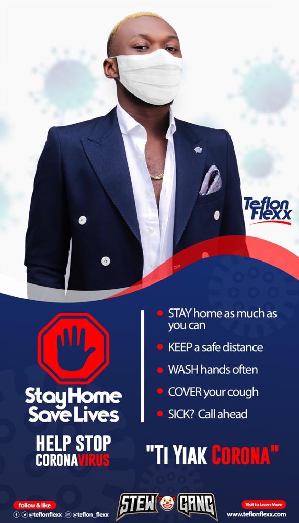 mybafrica's tweet photo. Stay home stay safe #stewgeng @TeflonFlexx https://t.co/rUJoP6fv0q