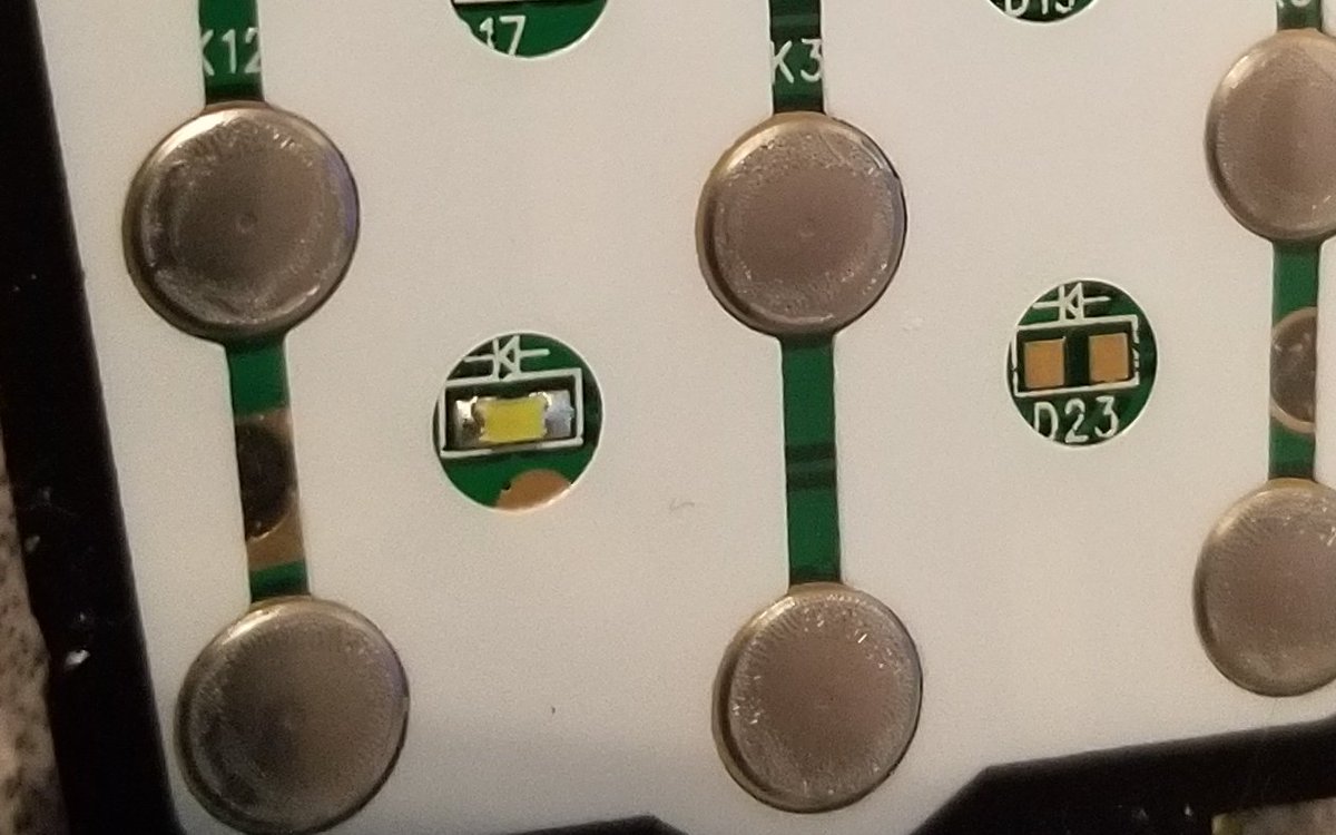 but they seem to line up with these little diodes here.are they LEDs? but then why would they cover them? maybe the remote was just Too Bright?