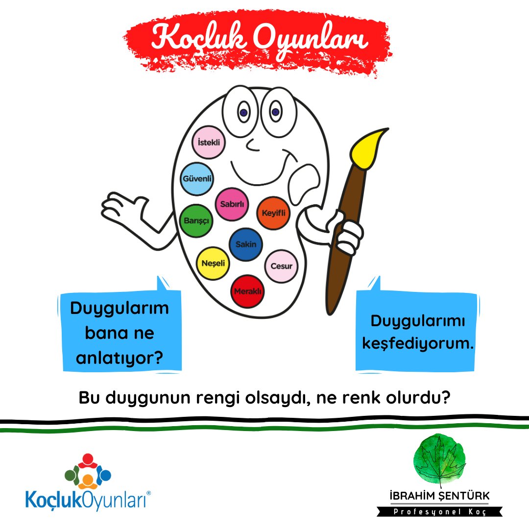 Koçluk Oyunları ile çocuklar duygularını tanımlar. Negatif duygularını pozitif duygulara dönüştürme becerisi kazanır. Duygularını tanımlayan çocuklar, düşünce ve davranışlarını kontrol edebilme ve yönetebilme yetkinliği kazanır.