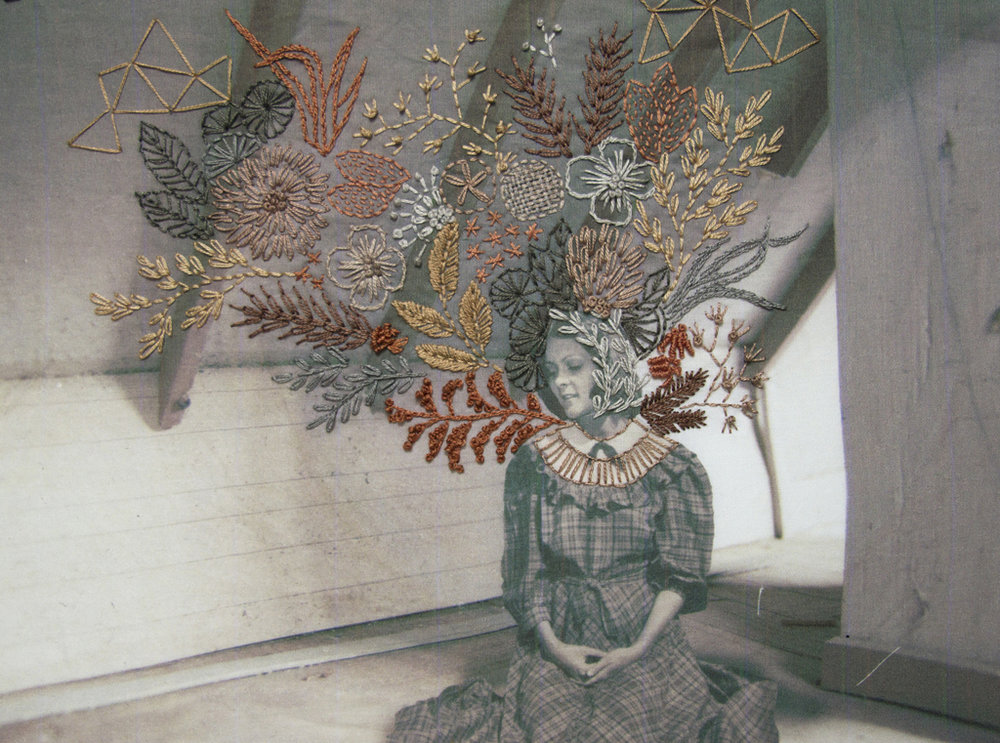 womensart1's tweet image. Chelsea Revellel, a Boston-based fine artist exploring assemblage, mixed media, and fiber art on themes such as the home #womensart