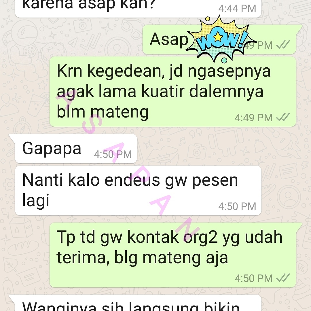 Asapan10's tweet photo. Sebagian review untuk batch terakhir PO ayam asap dari konsumen yang puas. Semoga bisa improve lagi ke depannya 

Twitter please do your magic https://t.co/X5tzNC7Zsa