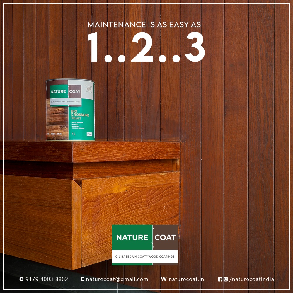 naturecoat's tweet photo. #DidYouKnow that while film based coatings once damaged, have to be removed, &amp; redone entirely, NatureCoat coating doesn't peel off. If it gets dull over a period of time, it can be maintained easily. Our product is extremely easy to re-apply ,&amp; ,is completely DIY for re-oiling. https://t.co/WC9mgHiGk1