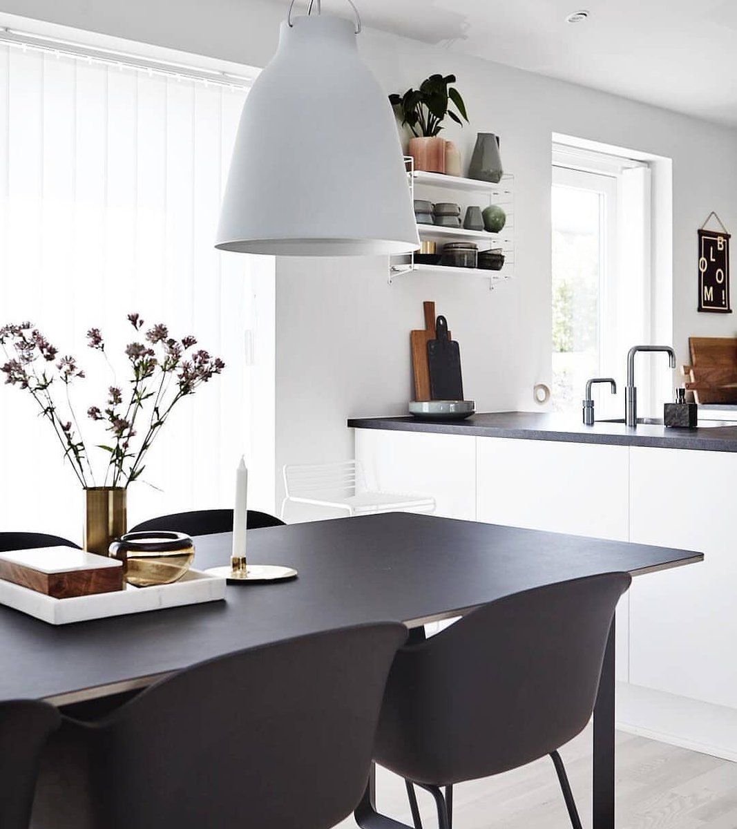 AlchemyNia's tweet photo. Who's ready to turn to the dark side? This design embraces the matte black hue that elevates the interior in an instant and creates a sleek, contemporary look.
#10over10 #darkside #blackisback #diningtable #interiordesign #TooHotToHandle https://t.co/QVuo2Yj9Fy