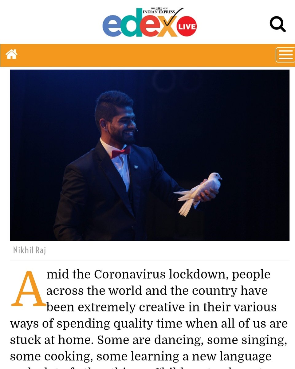 nikhilrajmagic's tweet image. Thank you very much for the special feature @newindianexpress
@edexliveinsta

Honestly, I had initially planned on training just one batch for the Junior Magic Course.
#magiccourse #twitter #viral #mentalism #corporate #nikhilraj #illusionist