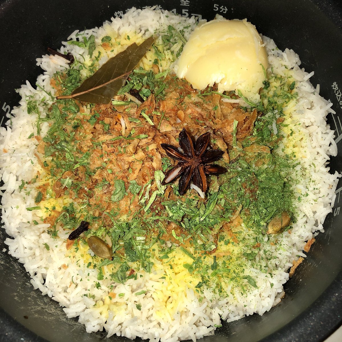 Stmk サフランは高価なので いつもくちなしの実で色出ししてます 家カレー ビリヤニ マトンビリヤニ Stmk サフランは高価なので いつもくちなしの実で色出ししてます 家カレー ビリヤニ マトンビリヤニ