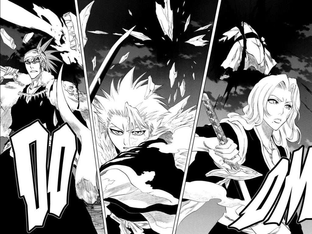 okay i’m glad they’re not actually weak, kubo had the soul reapers looking like bitches this whole time  #HollowTher