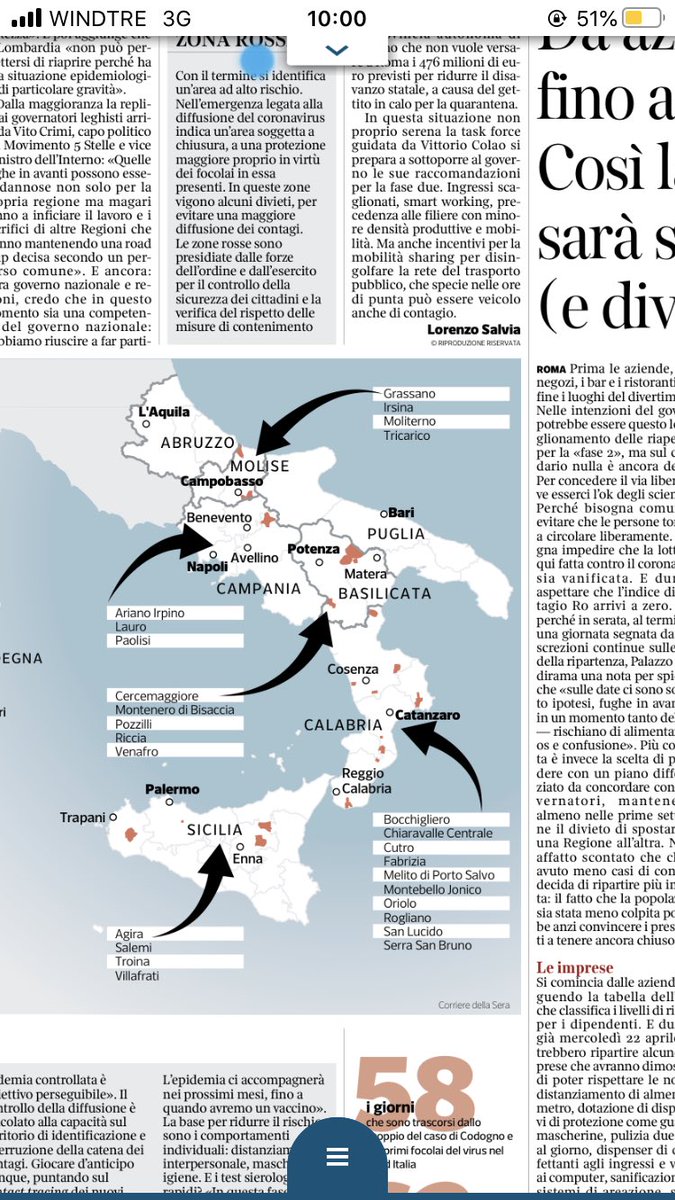 isotta_p's tweet photo. Confusione da #Covid_19! Paesi della #Basilicata diventano del #Molise. Che peccato, @Corriere! https://t.co/b6PxaPsjjR