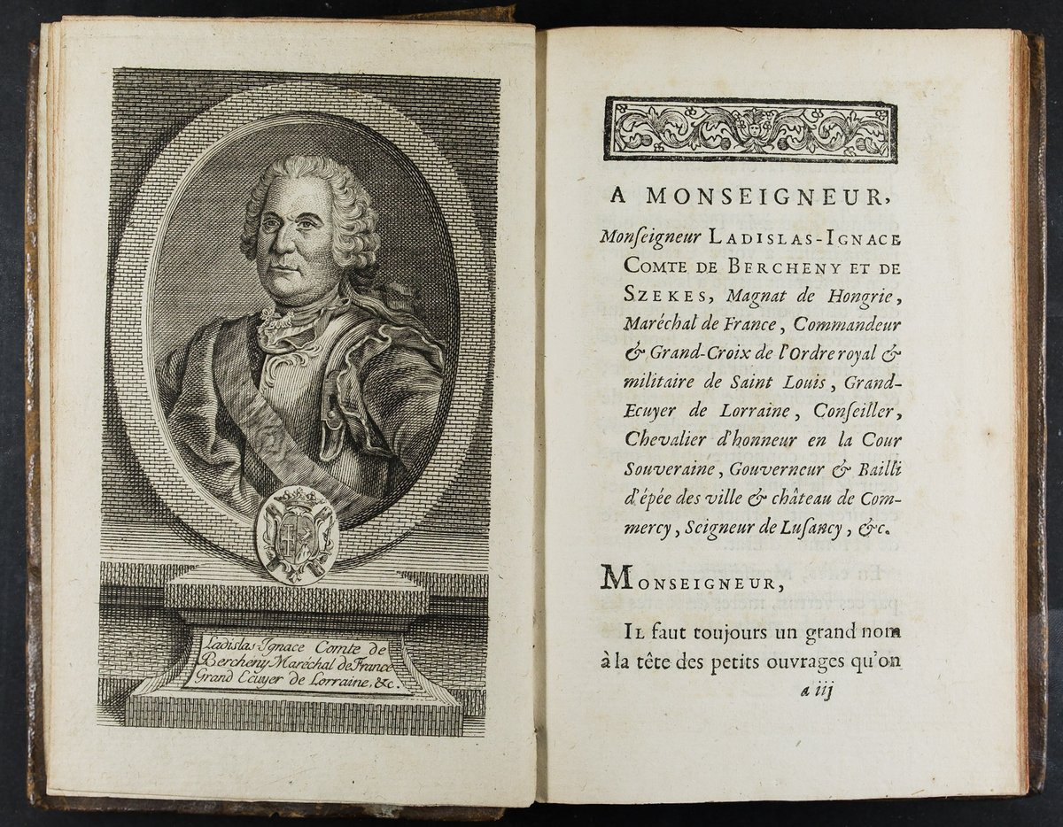 enbmn's tweet image. @bmnpatrimoine #aLaRepro #aLaReproArchive 
Portrait de Ladislas-Ignace de Bercheny dans Le politique vertueux