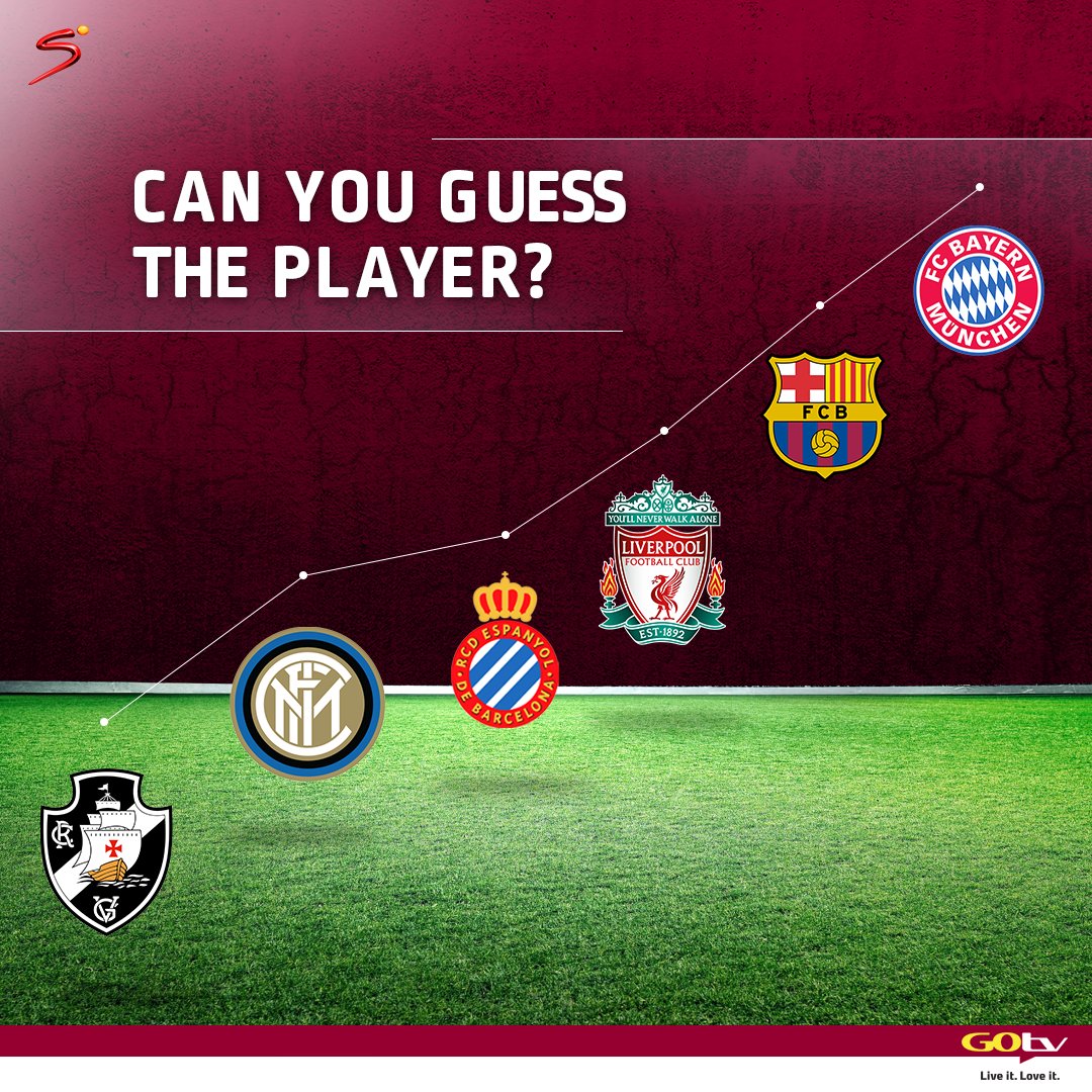 GOtvUganda's tweet photo. The club makes the players and these football stars have had colourful pasts. Can you name the players from their club histories?
#SSRelive #GOForFootball https://t.co/8div2QGqxV