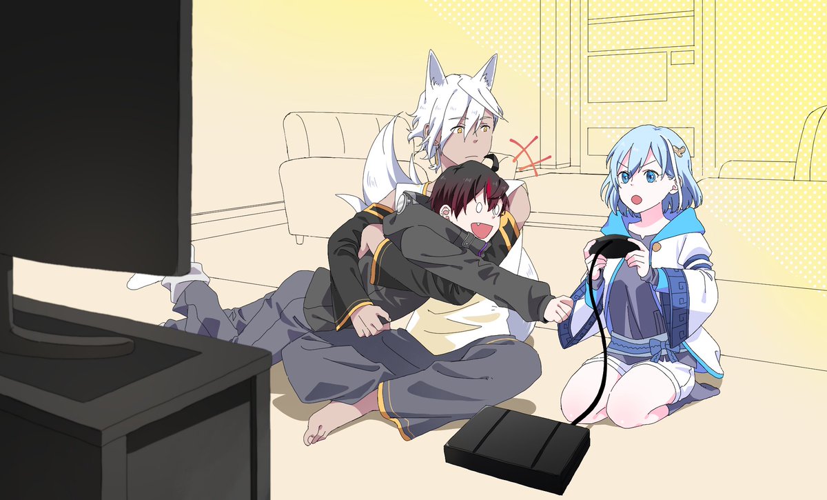 皆はゲーム好き？ 私は普通かな。カゲは好きで、シディは苦手みたい 