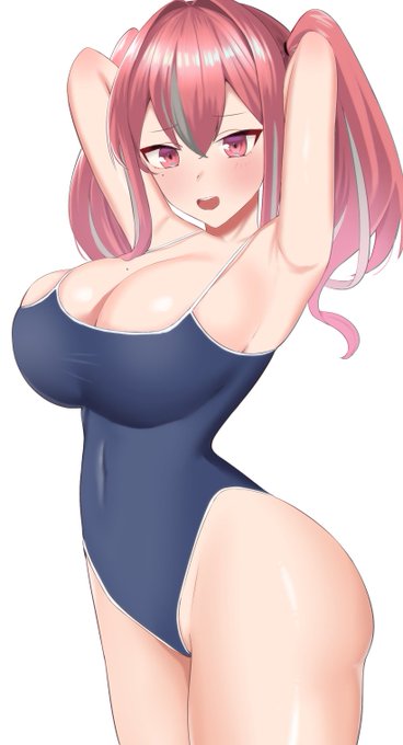 スク水ブレマートン #アズールレーン 