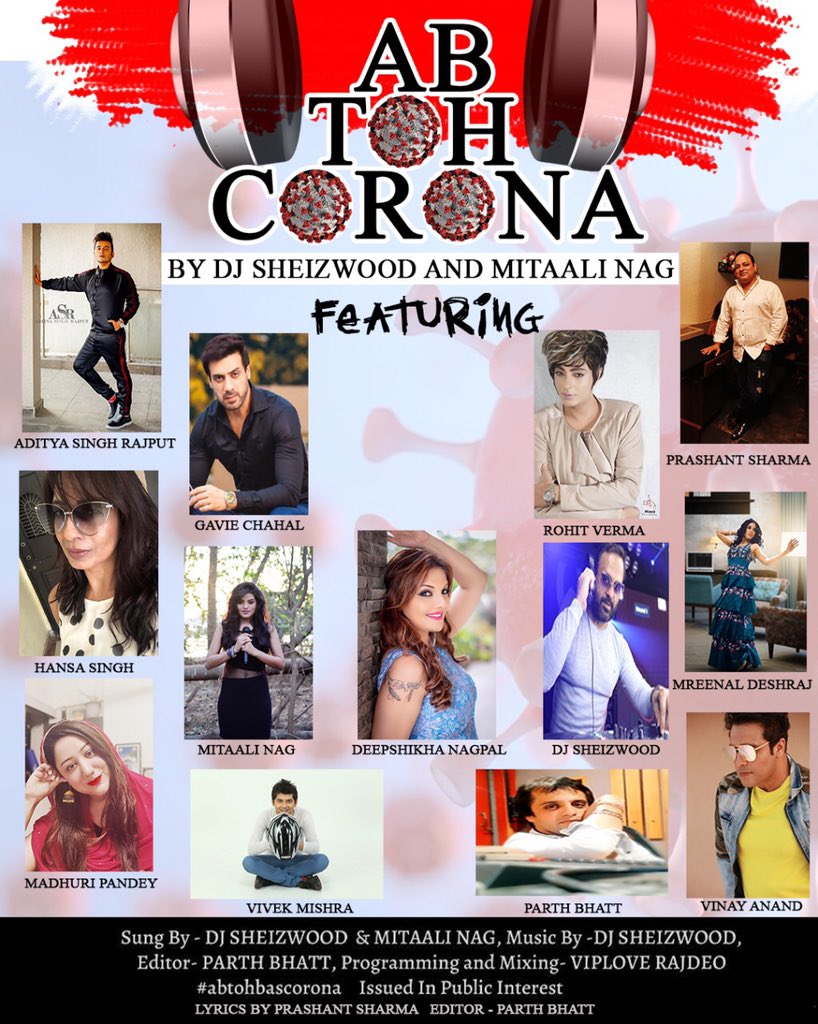Hansa Singh (@haanssa) on Twitter photo #abtohbascorona <a href="/djsheizwood/">DJ SHEIZWOOD</a> <a href="/MitaaliorMitali/">Mitaali Nag</a> <a href="/ADITYASRAJPUT/">ADITYA SINGH RAJPUT</a> <a href="/Deepshikha_N/">Deepshikha Nagpal</a> <a href="/MadhuriPandey/">madhuri pandey</a> <a href="/PiictureNKraft/">PictureNKraft</a> <a href="/parulchawla9/">Parul Chawlla</a>
We are in this together .. watch it .. promote it .. share it 👇👇👇👇👇
youtu.be/Mkrhe3loMbA #abtohbascorona <a href="/djsheizwood/">DJ SHEIZWOOD</a> <a href="/MitaaliorMitali/">Mitaali Nag</a> <a href="/ADITYASRAJPUT/">ADITYA SINGH RAJPUT</a> <a href="/Deepshikha_N/">Deepshikha Nagpal</a> <a href="/MadhuriPandey/">madhuri pandey</a> <a href="/PiictureNKraft/">PictureNKraft</a> <a href="/parulchawla9/">Parul Chawlla</a>
We are in this together .. watch it .. promote it .. share it 👇👇👇👇👇
youtu.be/Mkrhe3loMbA