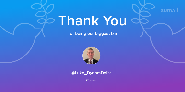 AbbeRobertson's tweet photo. Our biggest fans this week: Luke_DynamDeliv. Thank you! via https://t.co/tw8ZA2jten https://t.co/ol43FAifH9