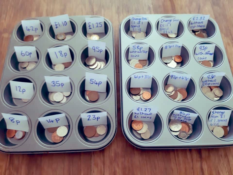 CGPrimary's tweet photo. A really cool way of learning about money whilst at home! Can be adjusted for all ages depending on the amount and the coins used! #CGPMath #CGPMD Mrs Kelleher ππ°π·ββ https://t.co/tqyIScQvo5