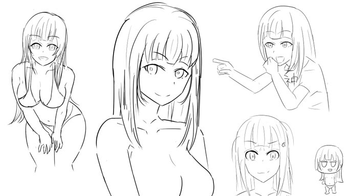 [R-18] ツイッター落書きまとめ① #女の子 #オリジナル #落書き https://t.co/Y0G14k6nPJ 