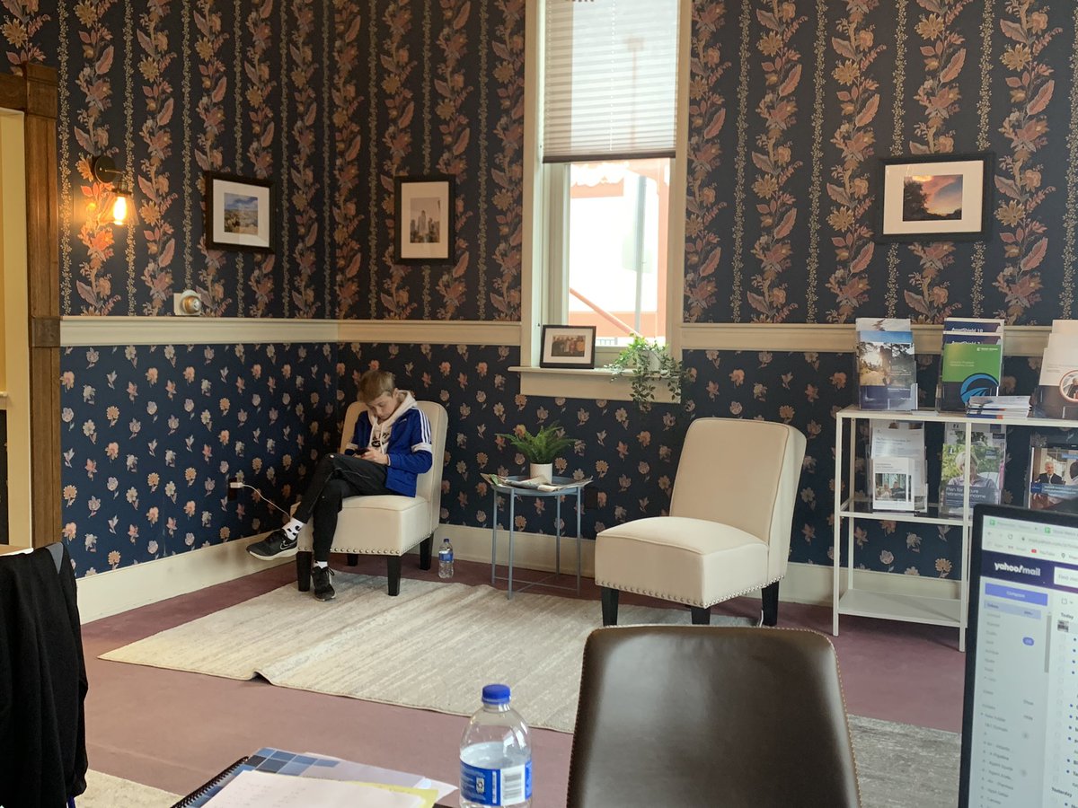 InsuranceStanek's tweet image. Social distancing in effect at the office.  Gamers never stop.  #stanekfinancial