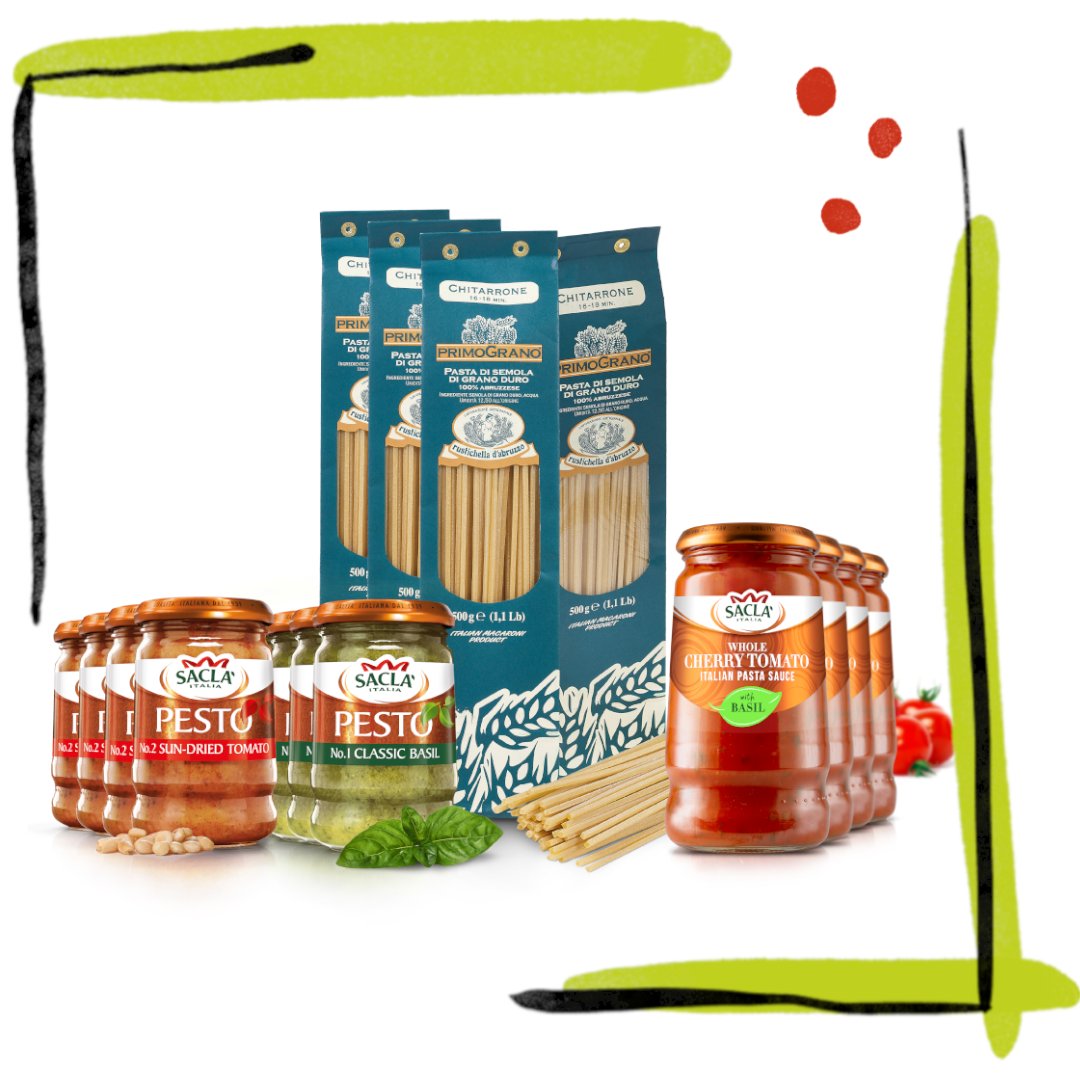 SaclaUK's tweet photo. We are very pleased to say that we have re-opened our Truly Madly Deeply Italian online shop with a streamlined range of products. You’ll find new selection boxes to help you create delicious and authentic Italian meals which everyone can enjoy. https://t.co/ny7XMQc4MH https://t.co/tgQLJ8yF8S