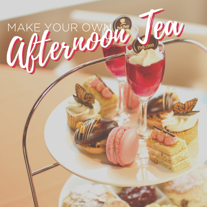 Craving Afternoon Tea? Create your own make-shift teatime experience with:

Cheese &amp; cucumber sandwiches 🥪
Chocolate covered strawberries 🍓
That gifted Prosecco you've been saving 🍾