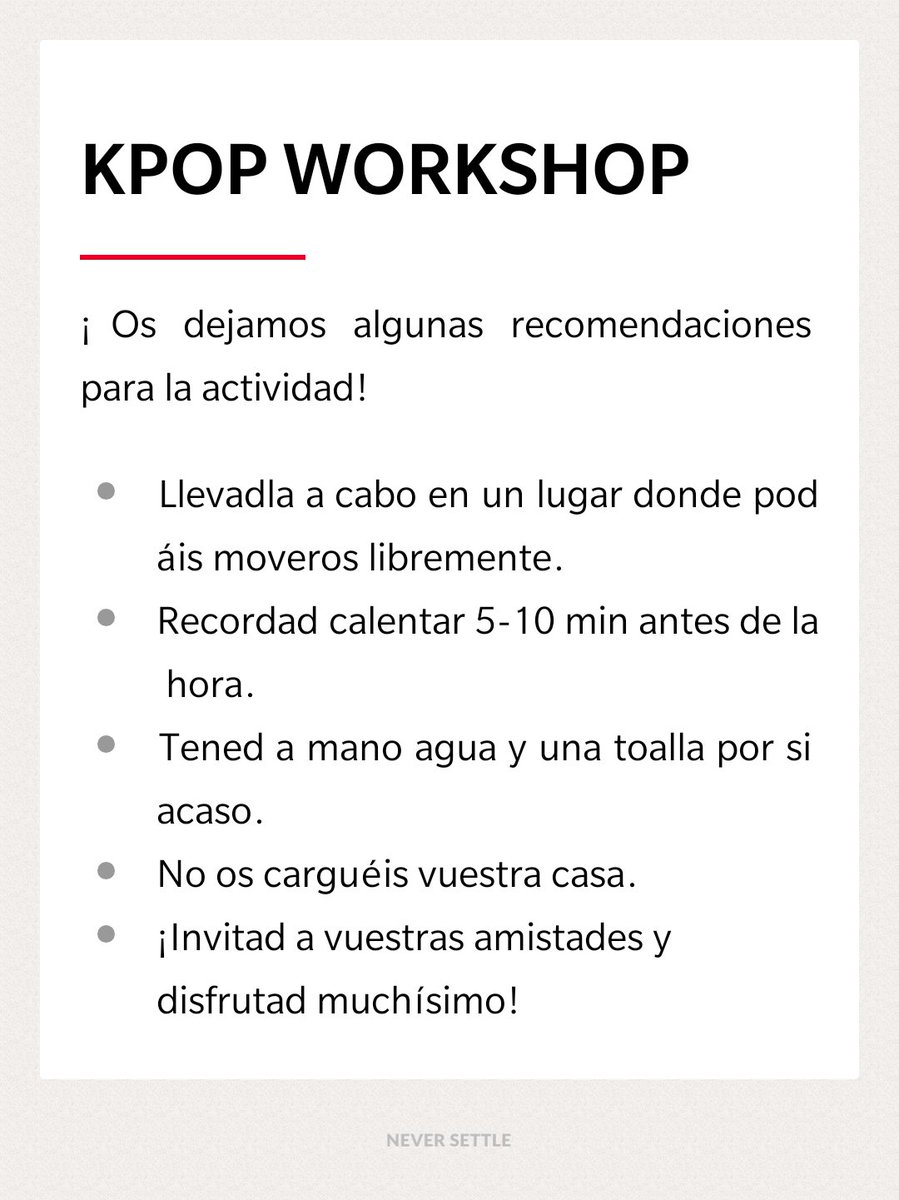 AsianClubSpain's tweet photo. [KPOP WORKSHOP] 

¡Recordad que hoy a las 18h en nuestros directos de Instagram estará @PabloMrGuay con la coreo #wannabe de #ITZY !

Os dejamos también unas recomendaciones :)
#quedateencasaconACS #kpopdancecovidaway #pablodancelog https://t.co/pksDWWhjKO