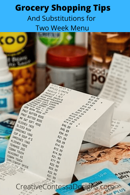 CreativeContess's tweet image. Shopping List for 2 Week Menu &amp;amp; Possible Substitutions creativecontessadesigns.com/shopping-list-…