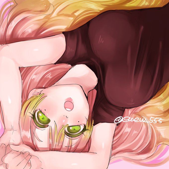 百田ぽんこつさんがTwitterに投稿した甘露寺蜜璃(鬼滅の刃)のイラスト。